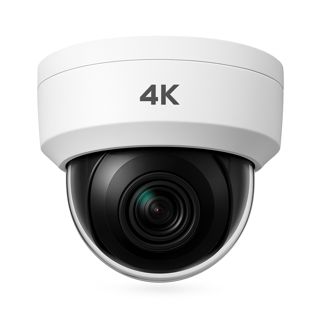 كاميرا مراقبة Ultra Lens 4K بدقة عالية ورؤية ليلية